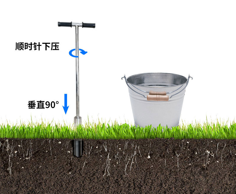 墒情自动监测站安装之钻孔法
